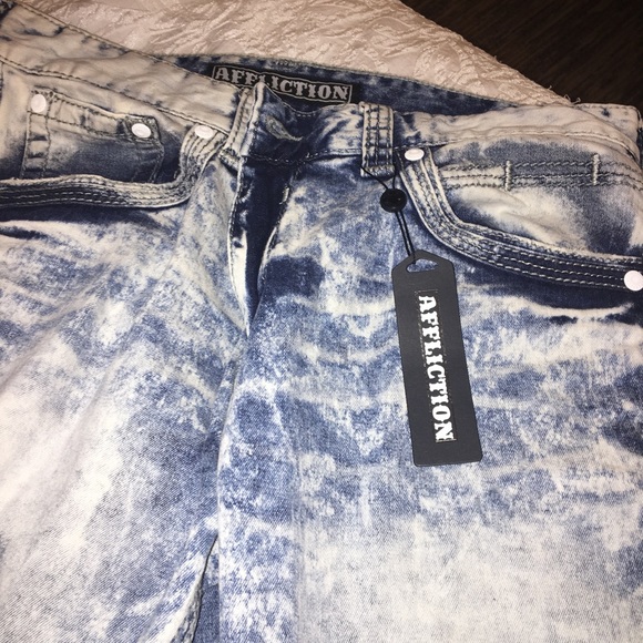 NWT Affliction Distressed Jeans - Picture 7 of 8